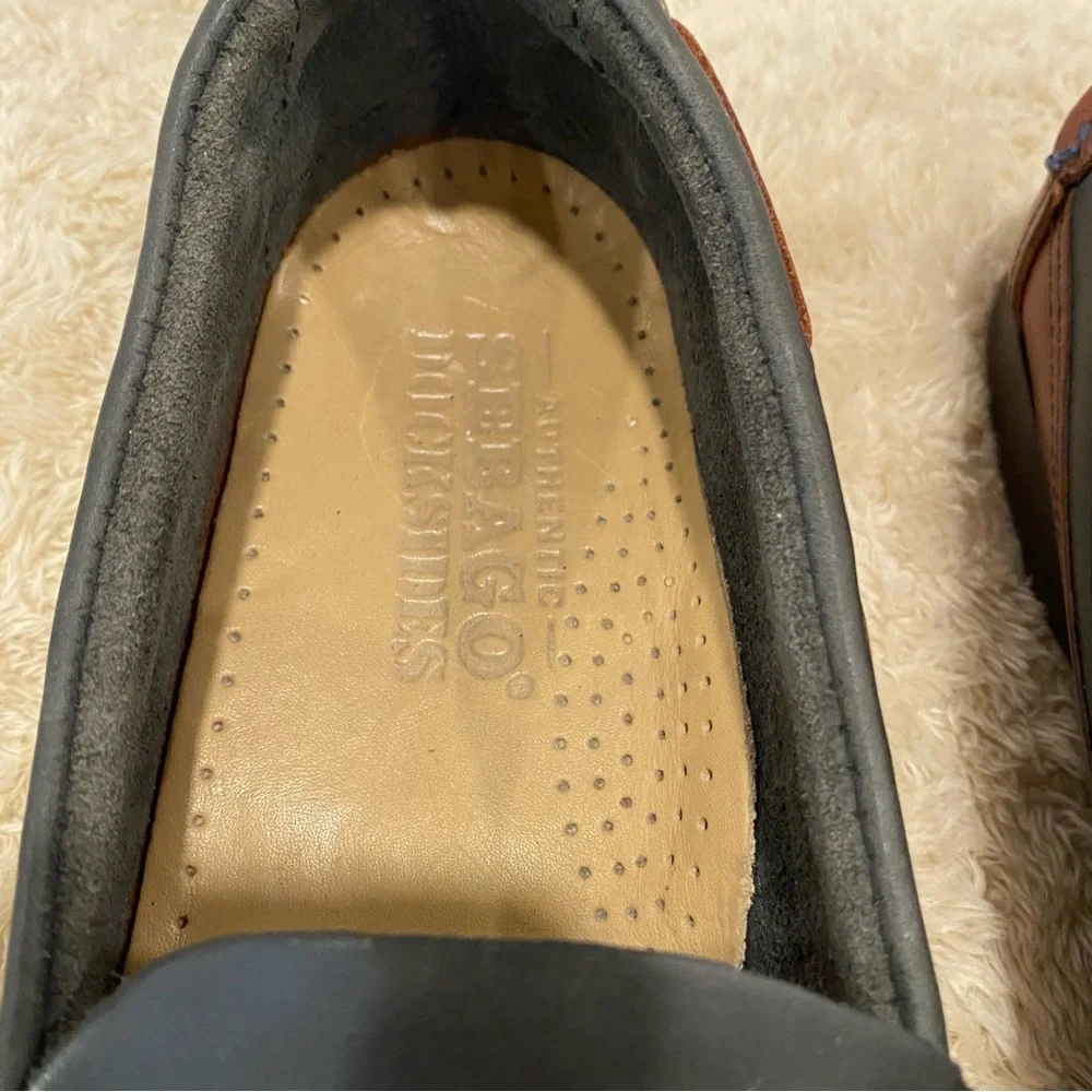 Sebago Docksiders Authentic Forest Green & Brown EUC - Men’s 8